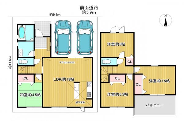 新築戸建 八幡市川口東扇 京阪本線石清水八幡宮駅 3,380万円