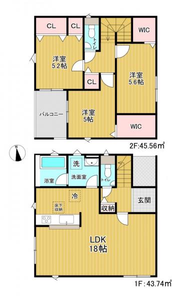 新築戸建 枚方市楠葉中之芝１丁目 京阪本線樟葉駅 3,530万円