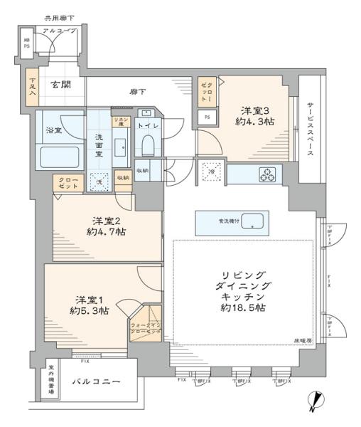 中古マンション 新宿区払方町 都営大江戸線牛込神楽坂駅 2億1,980万円
