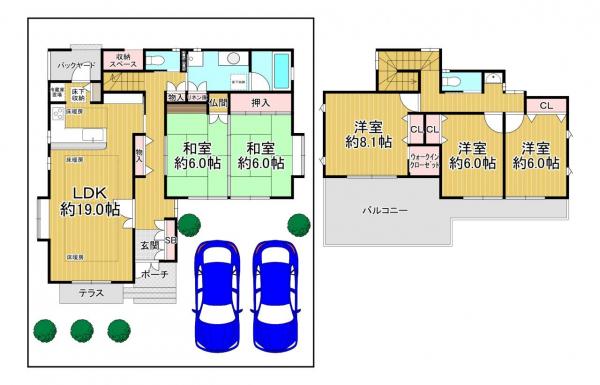 中古戸建 宇治市木幡平尾 JR奈良線木幡駅 3,780万円