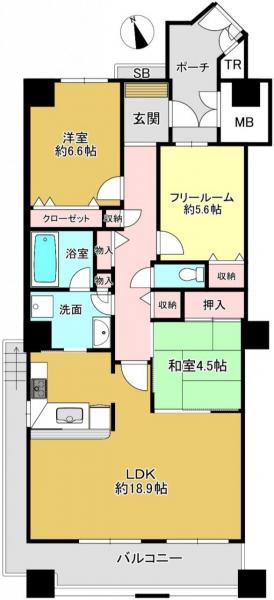 中古マンション 枚方市楠葉並木２丁目 京阪本線樟葉駅 4,980万円