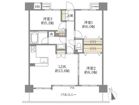中古マンション 吹田市芳野町 大阪メトロ御堂筋線江坂駅 4,780万円