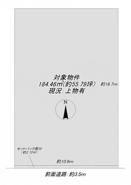 土地 大津市瀬田1丁目 京阪石山坂本線唐橋前駅 2,180万円