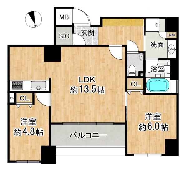 中古マンション 京都市中京区西洞院通六角下る池須町 京都市営地下鉄烏丸線烏丸御池駅 7,698万円