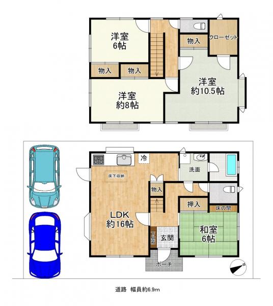 中古戸建 大津市大石東5丁目 JR東海道本線(米原〜神戸)石山駅 1,180万円