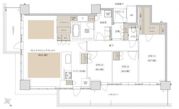 マンション 枚方市岡東町 京阪本線枚方市駅 38.3万円