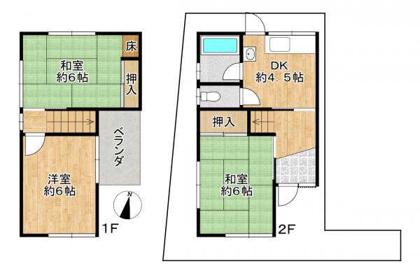 中古戸建 枚方市招提中町2丁目 京阪本線樟葉駅 300万円