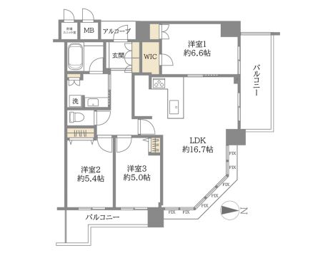 中古マンション 大阪市天王寺区筆ケ崎町 近鉄難波・奈良線大阪上本町駅 9,280万円