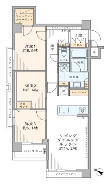 中古マンション 文京区千石３丁目 都営三田線千石駅 1億2,980万円