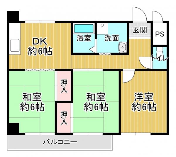 中古マンション 京都市伏見区桃山町伊賀 京阪宇治線桃山南口駅 730万円