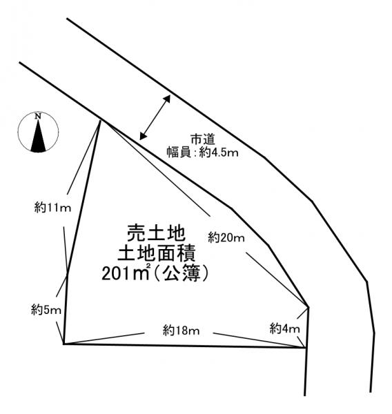 土地 寝屋川市成田東町 京阪本線香里園駅 2,680万円