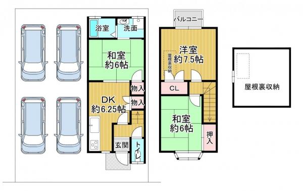中古戸建 宇治市小倉町南堀池 近鉄京都線小倉駅 1,880万円