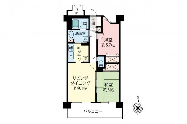 サンヴェール和光グランヒルズ　2階 間取り図