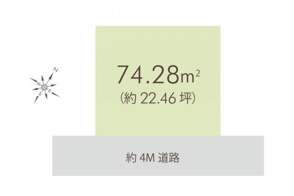 ふじみ野市福岡武蔵野　土地 区画図