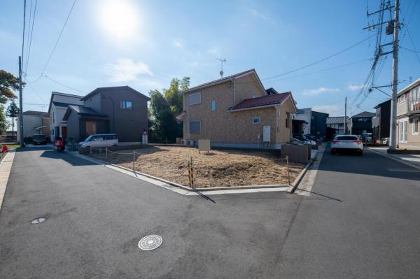 飯能市双柳　土地 前面道路含む現地写真