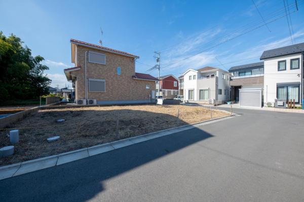 飯能市双柳　土地 前面道路含む現地写真