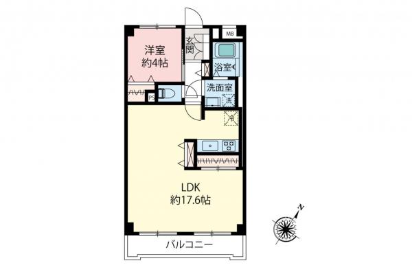 コスモ成増　2階 間取り図