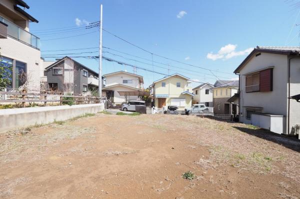 所沢市上新井3丁目　土地 前面道路含む現地写真