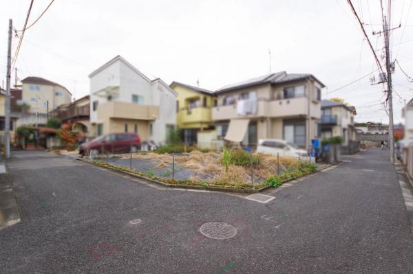 富士見市諏訪1丁目　土地 前面道路含む現地写真