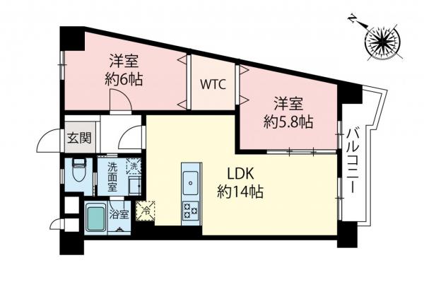 豊島園パークマンション　11階 間取り図