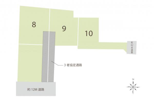 飯能市川寺　土地 区画図
