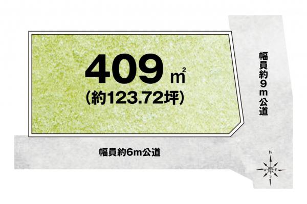 飯能市岩沢　土地 区画図