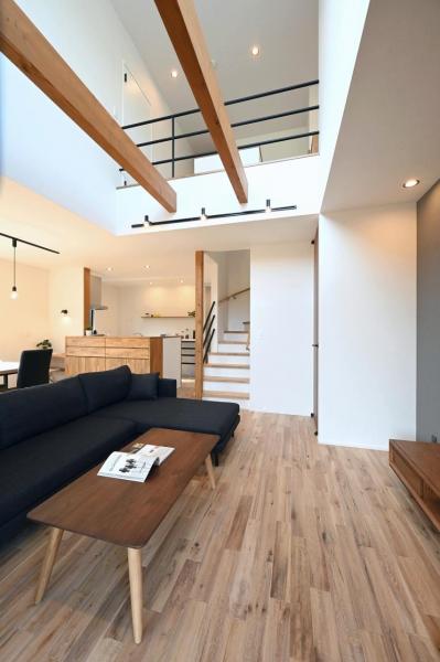 【令和5年築・土地100坪超】狭山市水野　中古一戸建て リビングダイニング