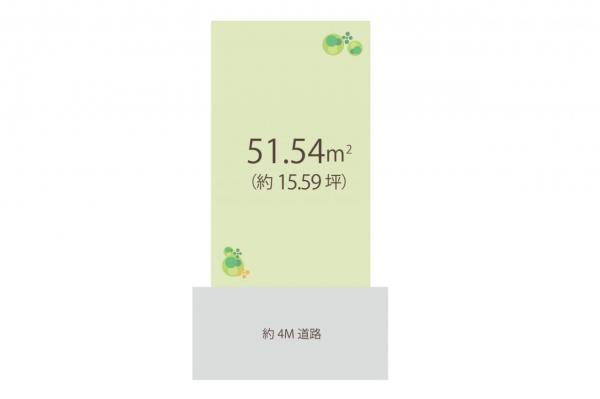 狭山市柏原　土地 区画図