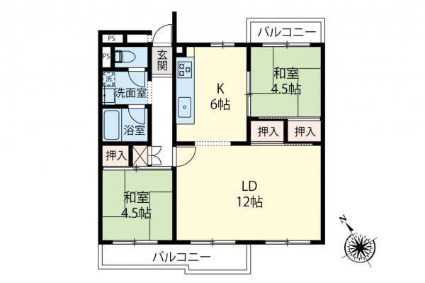 中古マンション 坂戸市千代田4丁目 東武東上線若葉駅 860万円