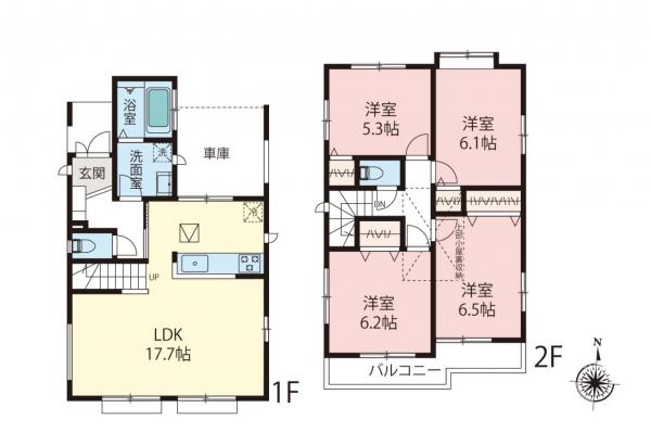 中古一戸建て 所沢市大字山口 西武狭山線西所沢駅 3,299万円