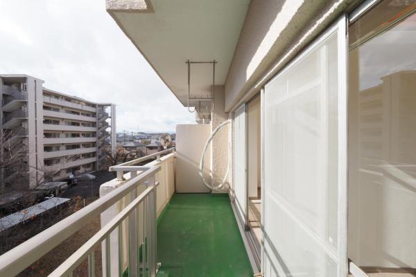 向陽ハイツ　4階 バルコニー