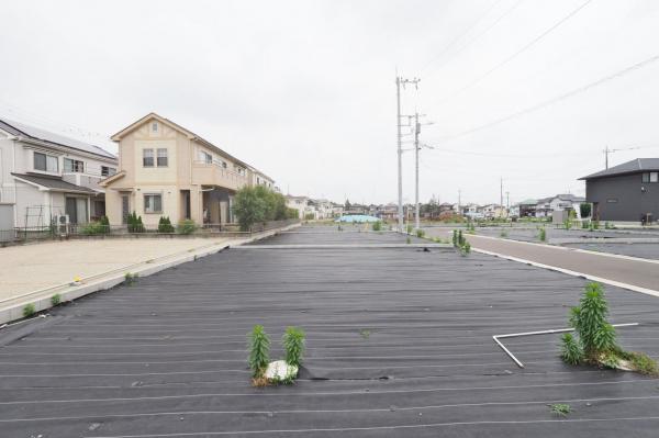 【全区画33坪超】川越市中台2丁目　土地 現地土地写真