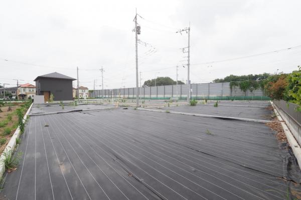【全区画33坪超】川越市中台2丁目　土地 現地土地写真