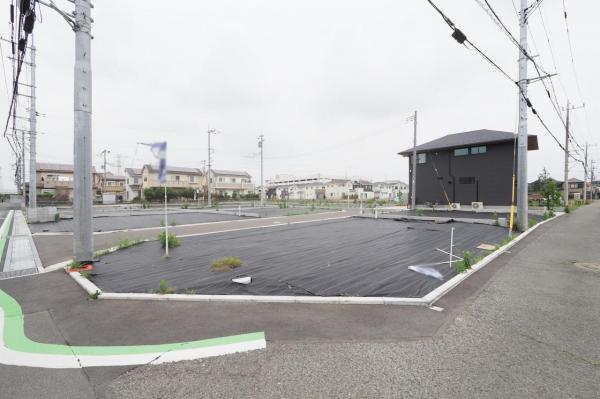 【全区画33坪超】川越市中台2丁目　土地 現地土地写真
