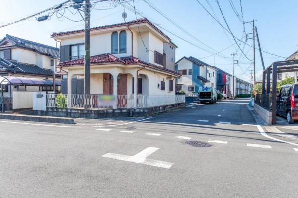 飯能市双柳　土地 前面道路含む現地写真