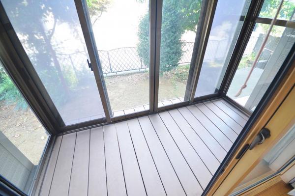 【ミサワホーム施工】鶴ヶ島市新町　中古一戸建て（二世帯住宅） 庭