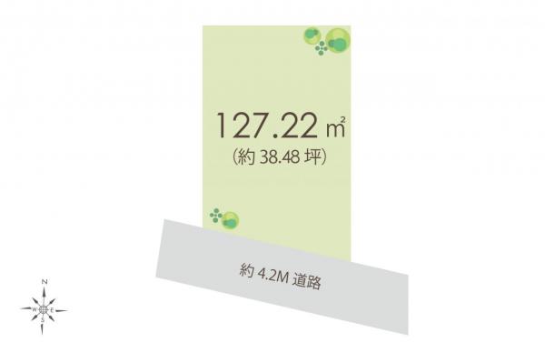 入間市大字新光　土地 区画図