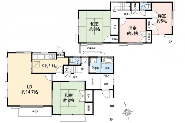 中古一戸建て 狭山市柏原 西武新宿線狭山市駅 2,480万円