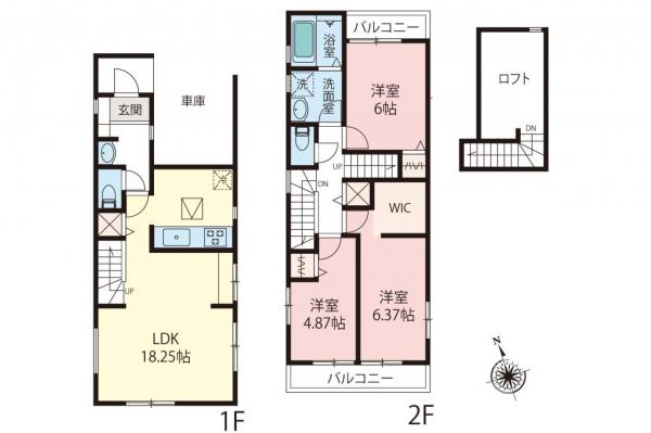 新築一戸建て 東村山市久米川町１丁目 西武新宿線東村山駅 3,590万円