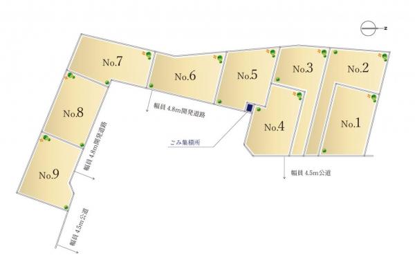 土地 新座市畑中２丁目 東武東上線朝霞台駅 2,480万円～2,780万円