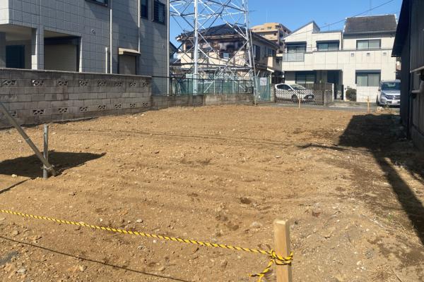 【両面道路／48坪】川越市旭町1丁目　土地 現地土地写真