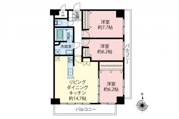 ～早春感謝！価格格変更物件～　レクセル朝霞　4階 間取り図