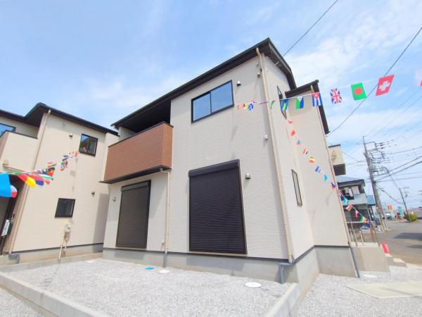 【敷地43坪超／4LDK】川越市宮元町　新築一戸建て　 (現況)外観写真