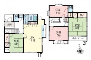 中古一戸建て 所沢市大字山口2464‐8 西武山口線西武園ゆうえんち駅 10800000