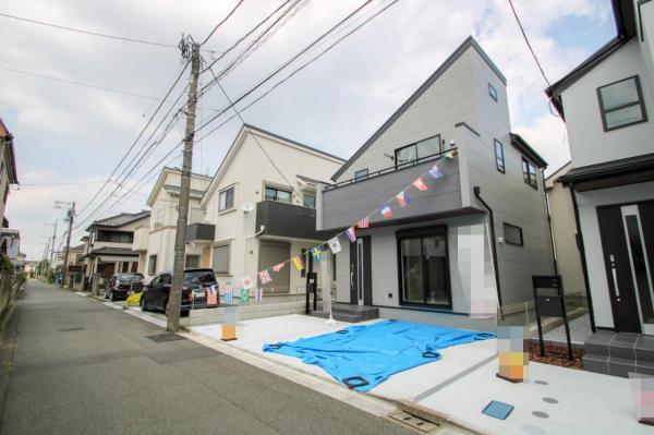 【見学予約受付中♪／収納空間充実】小平市仲町　新築一戸建て (現況)外観写真