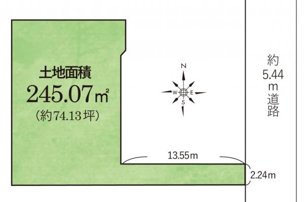 【7/26価格改定】【住協のお預かり物件】さいたま市浦和区常盤5丁目　土地 区画図