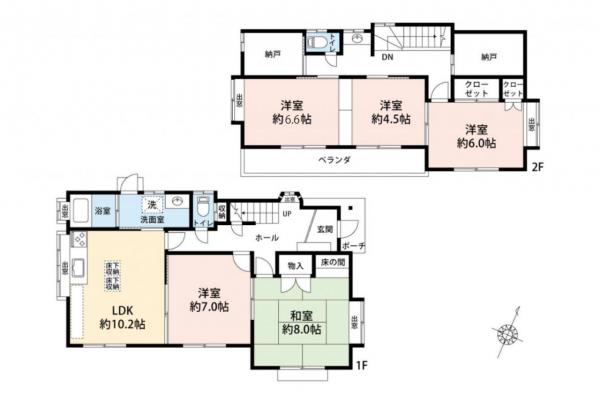 中古一戸建て 入間市東町７丁目 西武池袋線武蔵藤沢駅 2,780万円