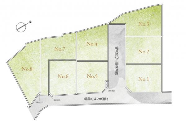 【総額3280万円からの家づくり！】グランシア狭山　～笹井1丁目1期～　建築条件付土地 全体区画図