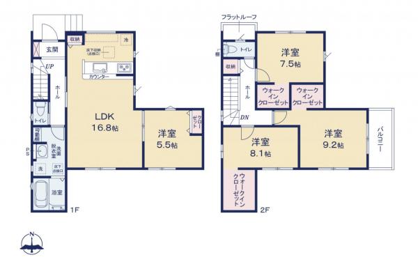 新築一戸建て 川越市大字今福 東武東上線新河岸駅 3,890万円