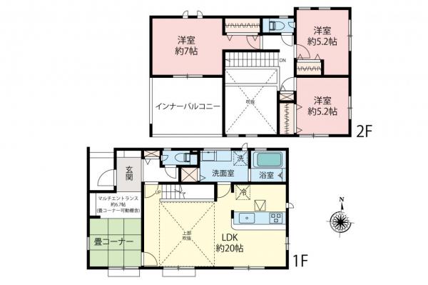 新築一戸建て 川越市かすみ野３丁目 JR川越線笠幡駅 3,598万円